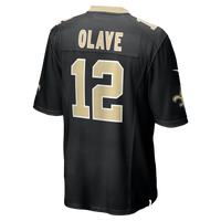 New Orleans Saints Chris Olave Nike Black Player Game Jersey
