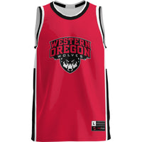 Western Oregon Wolves GameDay Greats Lightweight Basketball Jersey - Red