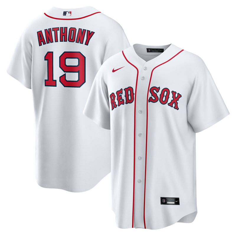 Boston Red Sox Roman Anthony Nike White Home Replica Jersey