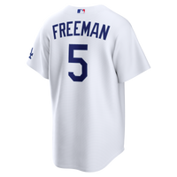 Los Angeles Dodgers Freddie Freeman Nike White Home Stadium Jersey