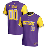 LSU Tigers GameDay Greats NIL Pick-A-Player Lightweight Softball Jersey - Purple