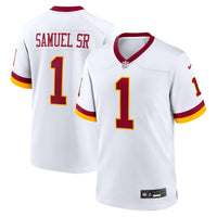 Washington Commanders Deebo Samuel Sr Nike White Game Super Bowl Era Jersey