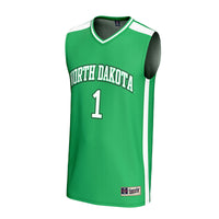 #1 North Dakota GameDay Greats Lightweight Basketball Fashion Jersey - Kelly Green