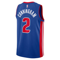 Detroit Pistons Nike Icon Edition Swingman Jersey - Blue - Cade Cunningham