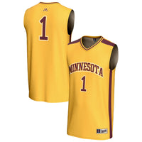 #1 Minnesota Golden Gophers GameDay Greats Lightweight Collegiate Basketball Fashion Jersey - Gold