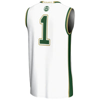 #1 Colorado State Rams GameDay Greats Lightweight Basketball Jersey - White