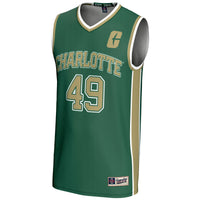 #49 Charlotte 49ers GameDay Greats Lightweight Basketball Jersey - Green
