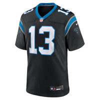 Carolina Panthers Hunter Renfrow Nike Black Team Game Jersey