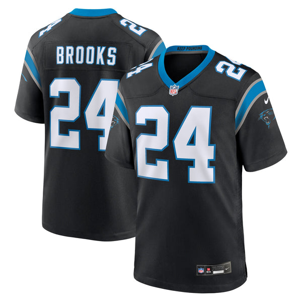 Carolina Panthers Jonathon Brooks Nike Black Game Jersey