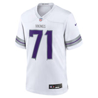 Minnesota Vikings Christian Darrisaw Nike White Alternate Game Jersey
