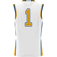 #1 Emory Eagles GameDay Greats Lightweight Basketball Jersey - White