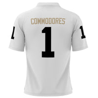 #1 Vanderbilt Commodores GameDay Greats Football Jersey - White