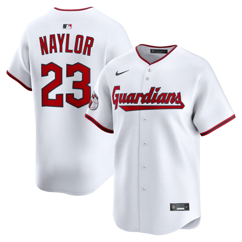 Cleveland Guardians Bo Naylor Nike White Home Limited Player Jersey