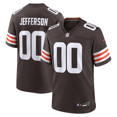 Cleveland Browns Justin Jefferson Nike Brown Game Jersey
