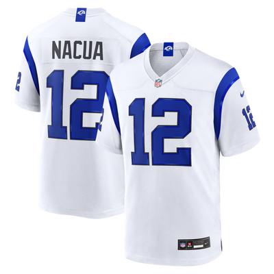 Los Angeles Rams Puka Nacua Nike Fearsome White Game Jersey