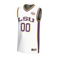LSU Tigers GameDay Greats Lightweight Collegiate Basketball NIL Pick-A-Player Fashion Jersey - White