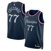 Philadelphia 76ers Nike 2025/26 City Edition Swingman Jersey - Navy - VJ Edgecombe