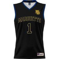 #1 Marquette Golden Eagles GameDay Greats Lightweight Basketball Jersey - Black