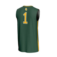 #1 Baylor Bears GameDay Greats Lightweight Collegiate Basketball Fashion Jersey - Green