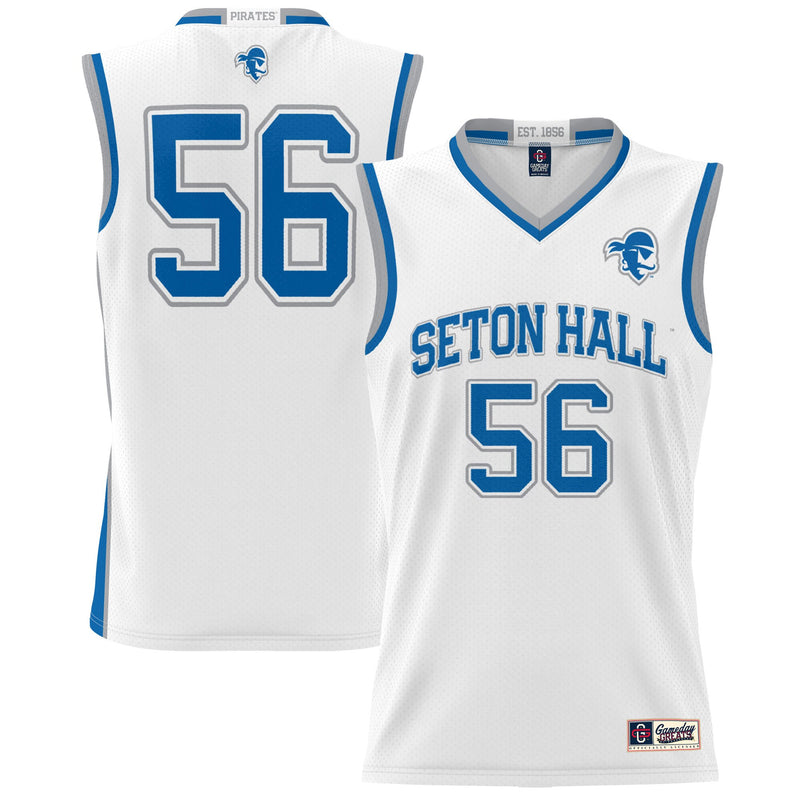 #56 Seton Hall Pirates GameDay Greats Lightweight Basketball Jersey - White