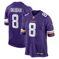 Minnesota Vikings Jeff Okudah Nike Purple Team Game Jersey