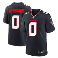 Houston Texans Azeez Al-Shaair Nike Navy Team Game Jersey