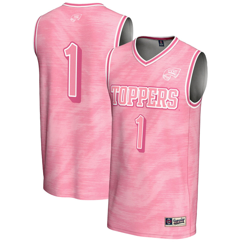 #1 Western Kentucky Hilltoppers GameDay Greats Lightweight Basketball Jersey - Pink