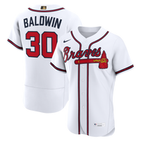 Atlanta Braves Drake Baldwin Nike White MLB Awards Authentic Jersey