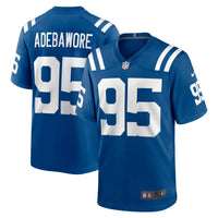 Indianapolis Colts Adetomiwa Adebawore Nike Royal Team Game Jersey