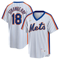 New York Mets Darryl Strawberry Nike White Home Cooperstown Collection Player Jersey