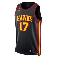 Atlanta Hawks Jordan Statement Edition Swingman Jersey - Black - Onyeka Okongwu -