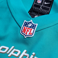 Miami Dolphins Ifeatu Melifonwu Nike Aqua Team Game Jersey