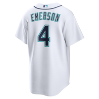 Seattle Mariners Colt Emerson Nike White Home Replica Jersey