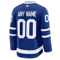Toronto Maple Leafs Fanatics Blue Home Premium Custom Jersey