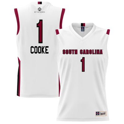 South Carolina Gamecocks GameDay Greats Lightweight Basketball Alumni Jersey - White