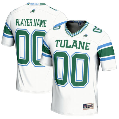 Tulane Green Wave GameDay Greats NIL Pick-A-Player Football Jersey - White