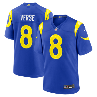 Los Angeles Rams Jared Verse Nike Royal Team Game Player Jersey