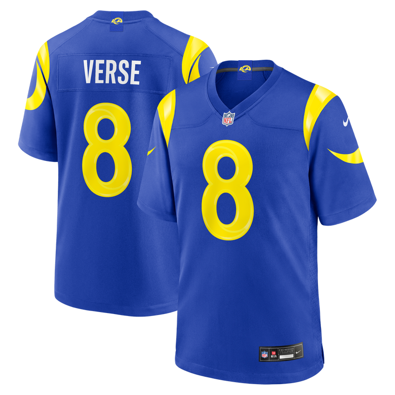 Los Angeles Rams Jared Verse Nike Royal Team Game Player Jersey