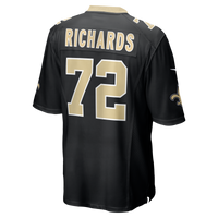 New Orleans Saints Asim Richards Nike Black Team Game Jersey