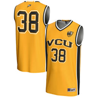 #38 VCU Rams GameDay Greats Lightweight Basketball Jersey - Gold