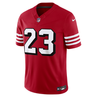 San Francisco 49ers Christian McCaffrey Nike Scarlet Alternate Vapor F.U.S.E. Stitched Limited Jersey
