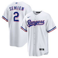 Texas Rangers Marcus Semien Nike White Home Replica Player Jersey