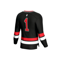 Northeastern Huskies GameDay Greats Lightweight Hockey Team Fashion Jersey - Black