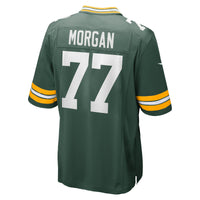 Green Bay Packers Jordan Morgan Nike Green Player Game Jersey