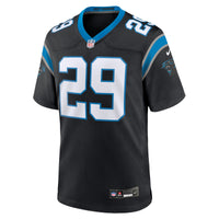 Carolina Panthers Akayleb Evans Nike Black Team Game Jersey