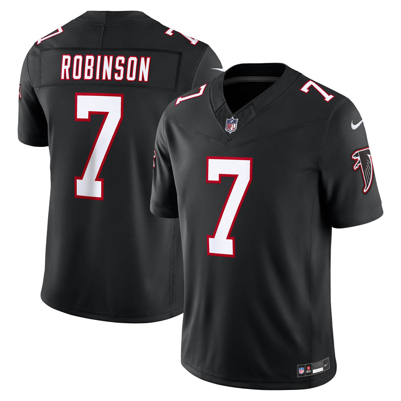 Atlanta Falcons Bijan Robinson Nike Black Alternate Throwback Vapor F.U.S.E. Stitched Limited Jersey