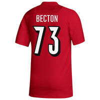 Mekhi Becton Louisville Cardinals adidas Replica Football Alumni Jersey - Red