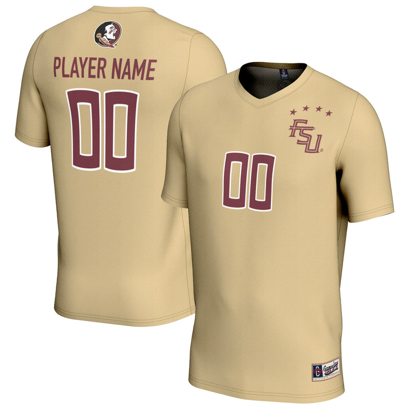Florida State Seminoles GameDay Greats NIL Pick-A-Player Lightweight Collegiate Soccer Fashion Jersey - Gold
