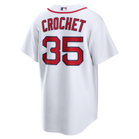 Boston Red Sox Garrett Crochet Nike White Home Replica Jersey