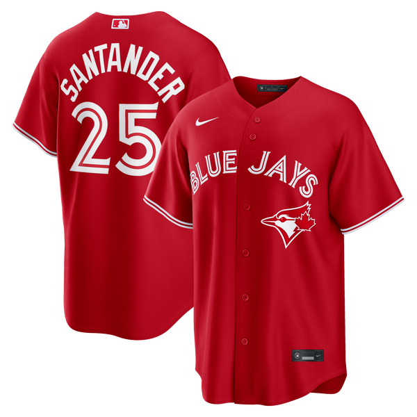 Toronto Blue Jays Anthony Santander Nike Red Canada Day Replica Jersey